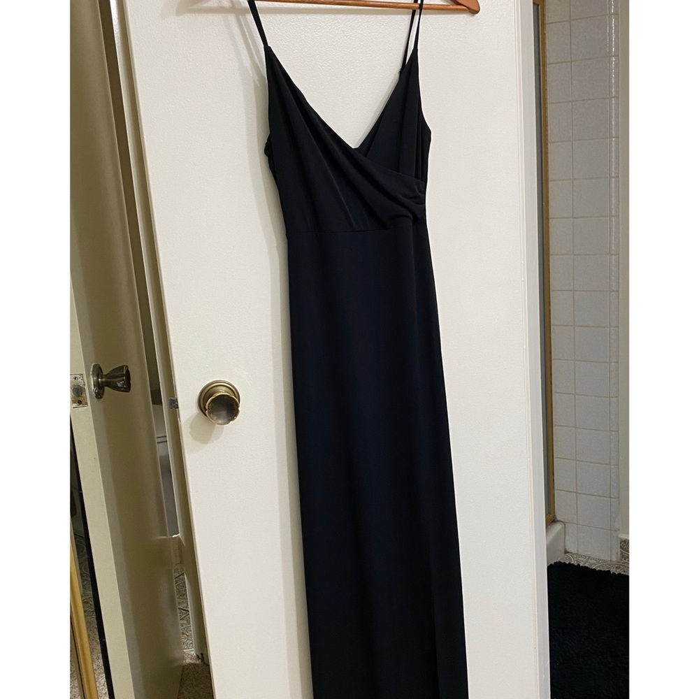 Black maxi dress